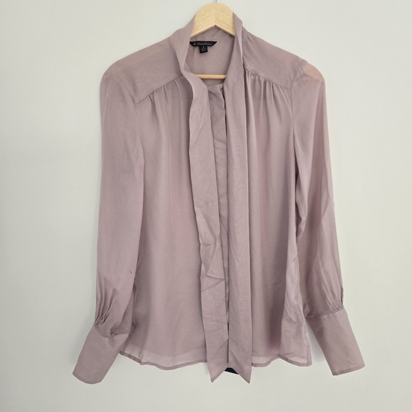 Brooks Brother Pink Silk Button Down Shirt with Neck Tie - Picture 1 of 11